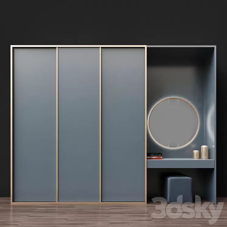 Furniture composition 02 3D Model