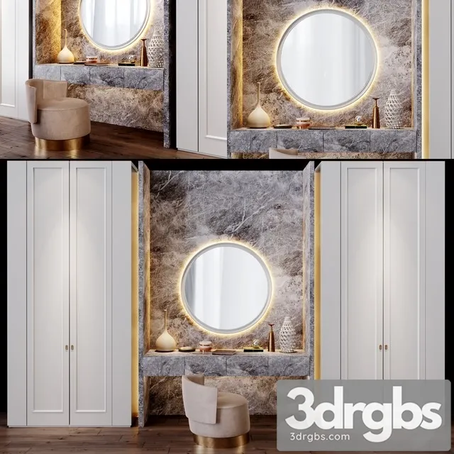 Furniture Composition 1 3D Model Free