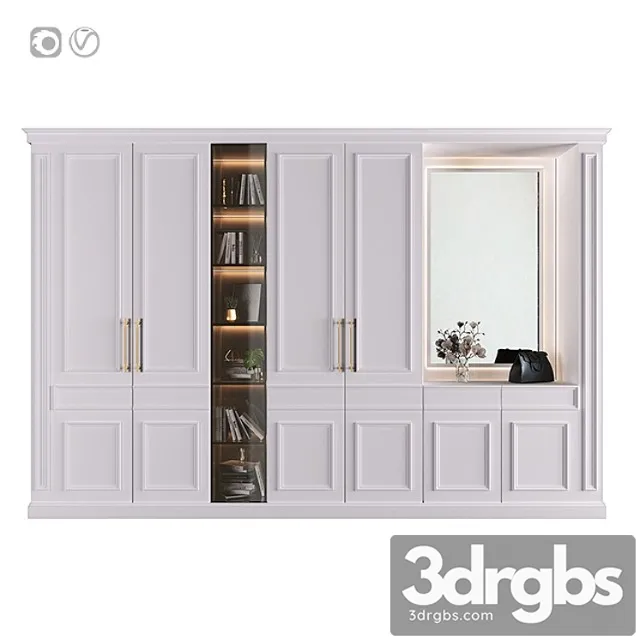 Furniture composition 10 2 3D Model Free