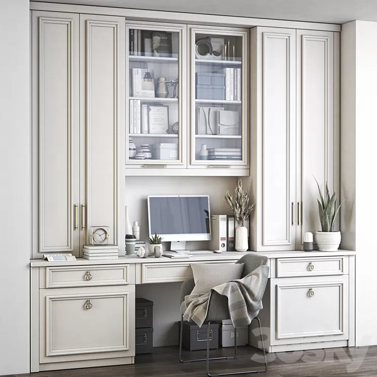 Furniture composition 10 3D Model