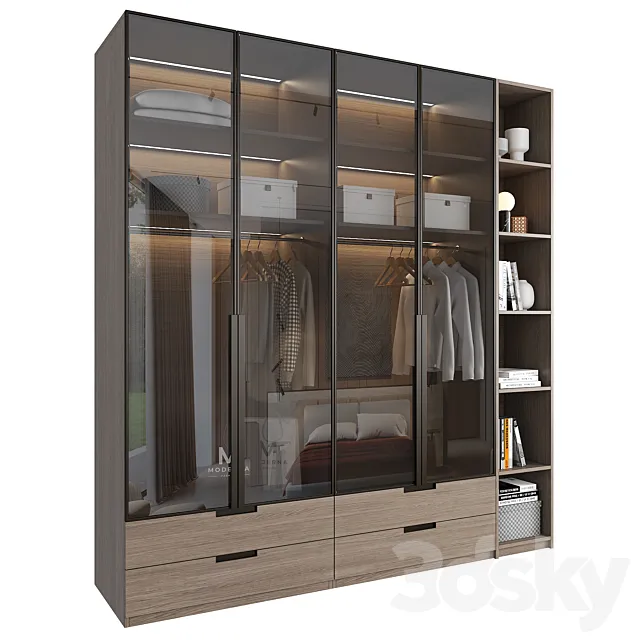 Furniture composition 112 3D Model