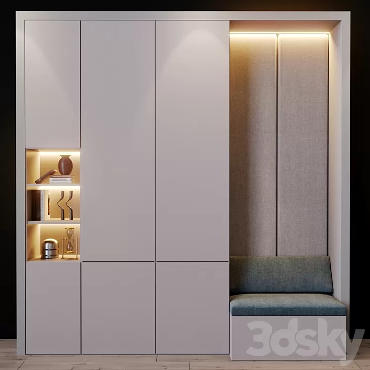 Furniture composition 13 3D Model