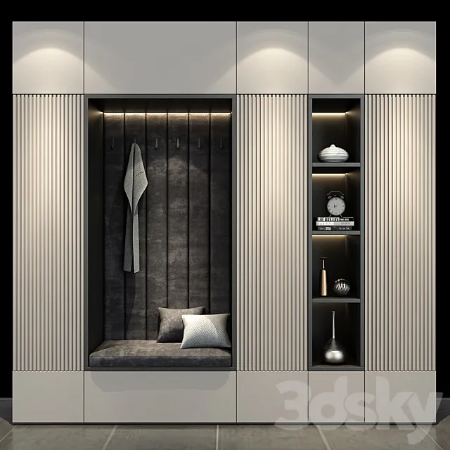 Furniture composition 132 3D Model