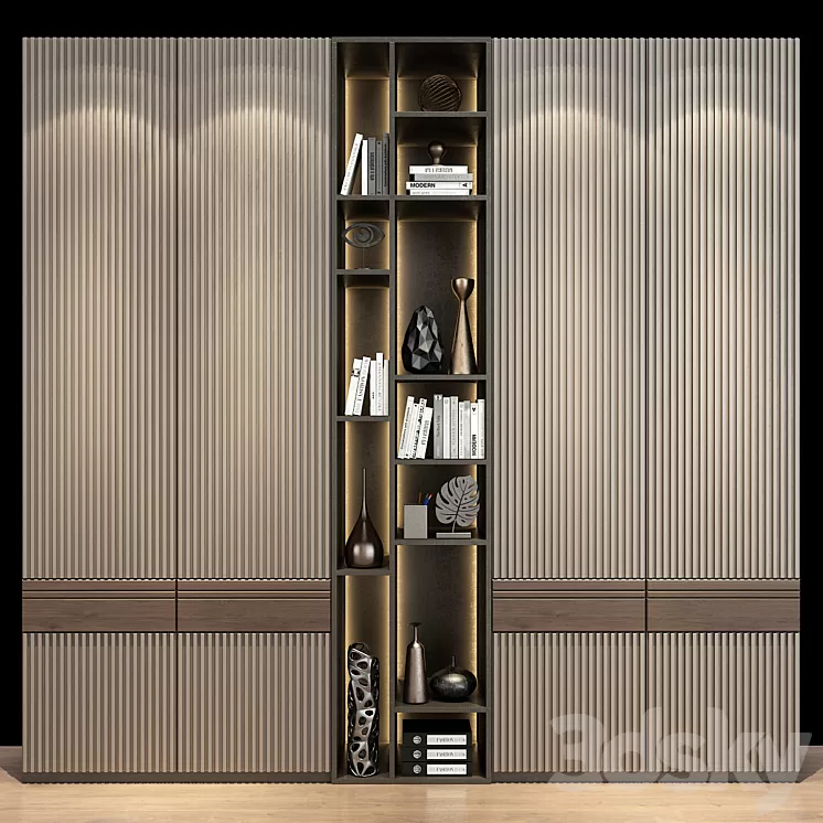 Furniture composition 145 3D Model