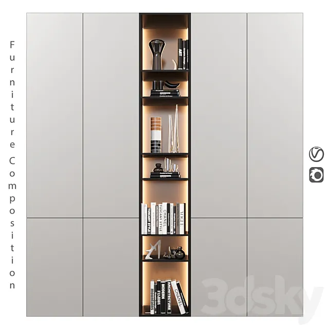 Furniture composition | 146 3D Model