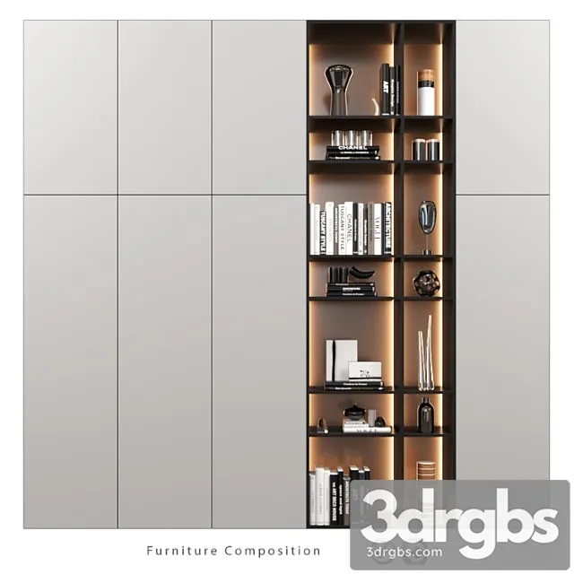 Furniture Composition 159 3D Model Free