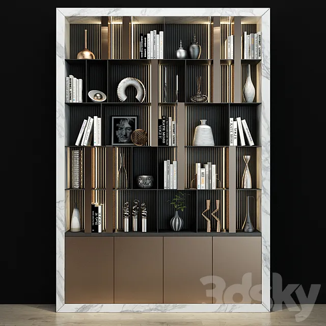 Furniture composition 189 3D Model