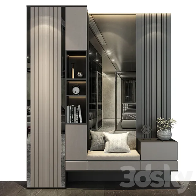 Furniture composition 190 3D Model