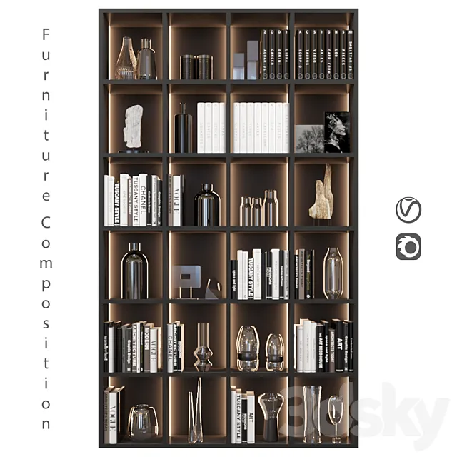 Furniture composition | 193 3D Model