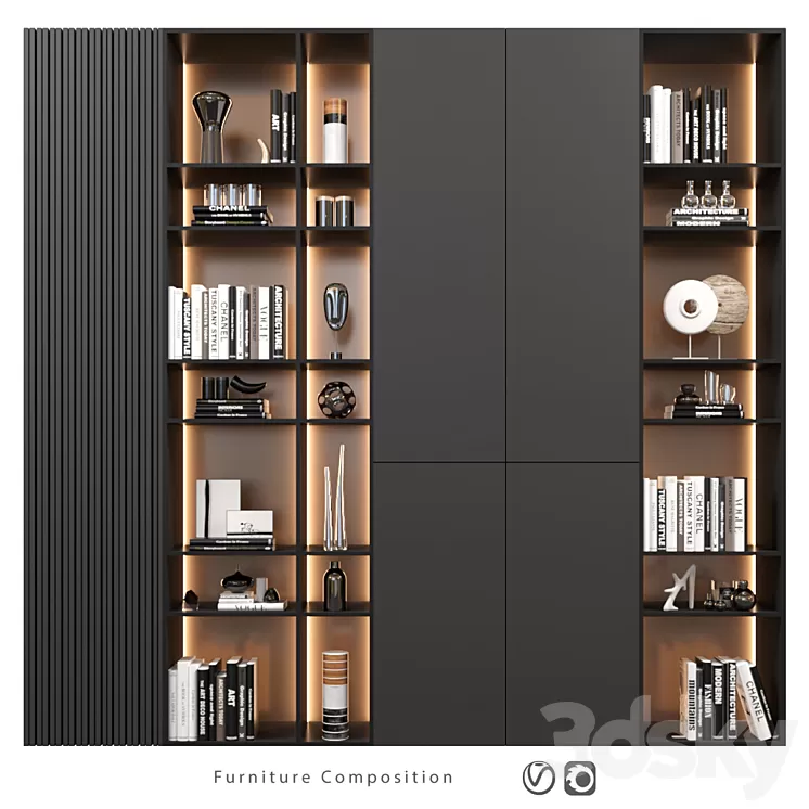 Furniture composition | 197 3D Model Free