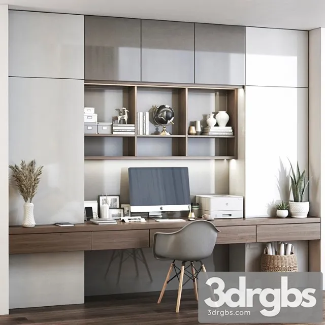 Furniture composition 2 2 3D Model Free