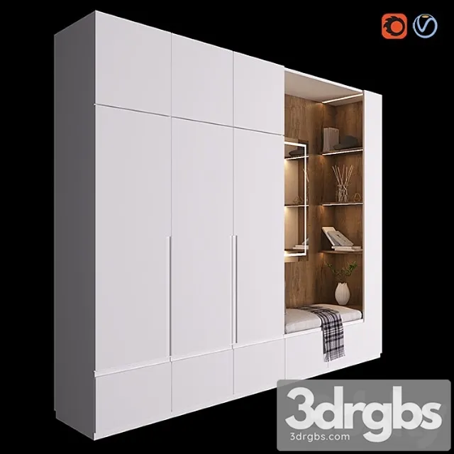 Furniture composition 2 2 3D Model Free