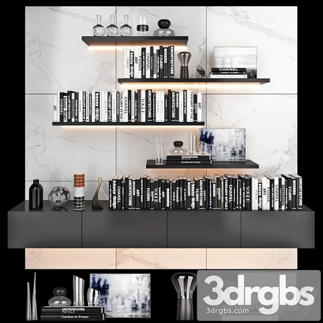 Furniture Composition 2 3 3D Model Free