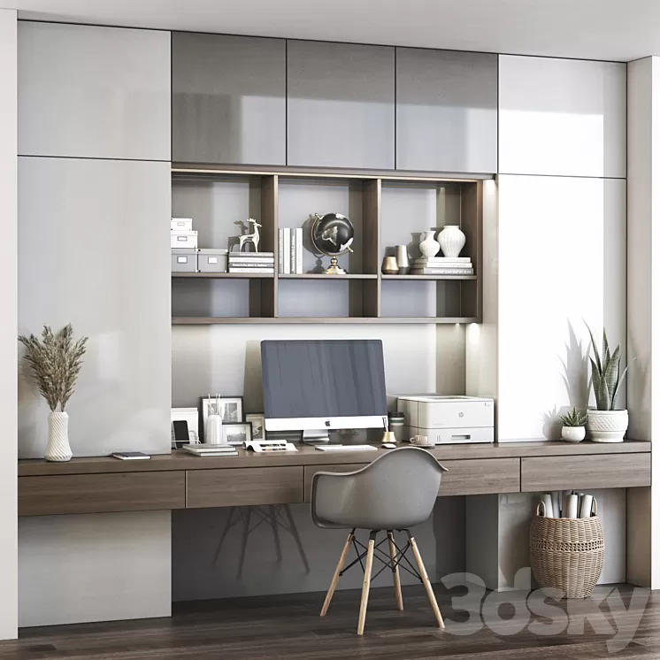 Furniture composition 2 3D Model