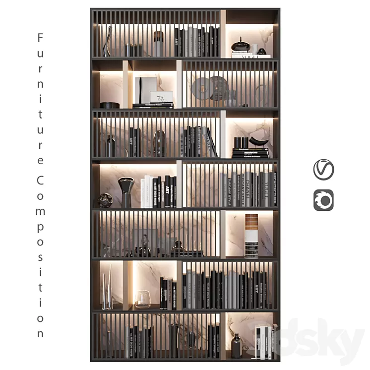 Furniture composition | 221 3D Model Free