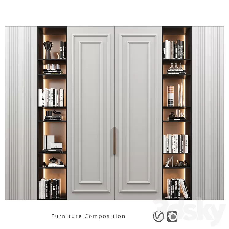 Furniture composition | 241 3D Model Free