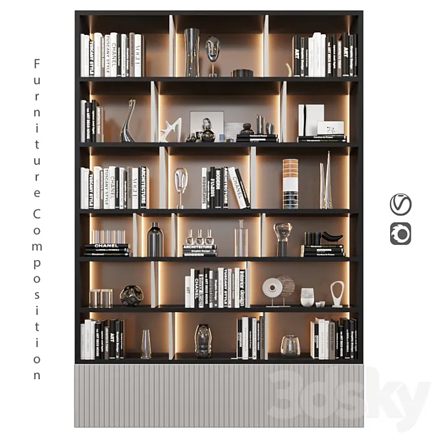 Furniture composition | 298 3D Model