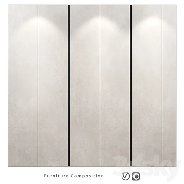 Furniture composition | 328 3D Model