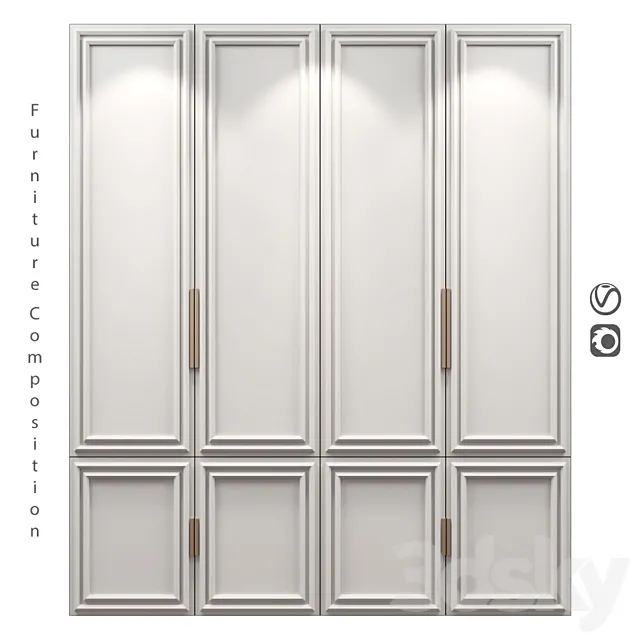 Furniture composition | 338 3D Model