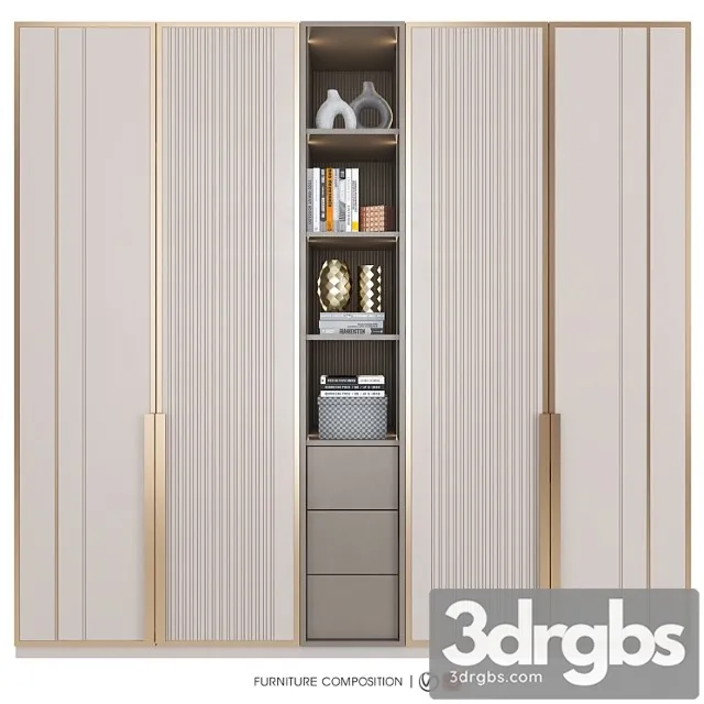 Furniture Composition 34 1 3D Model Free