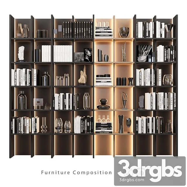 Furniture Composition 38 3D Model Free