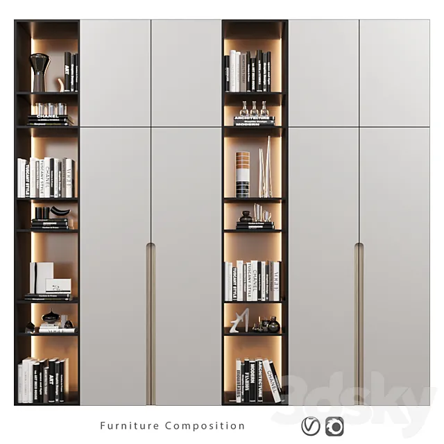 Furniture composition | 388 3D Model