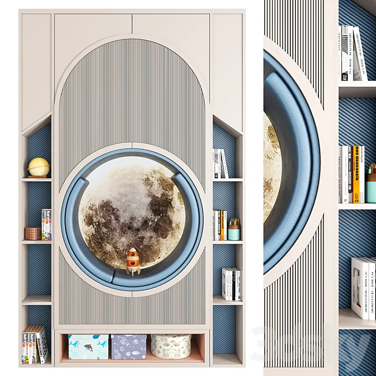 Furniture composition 39 3D Model Free