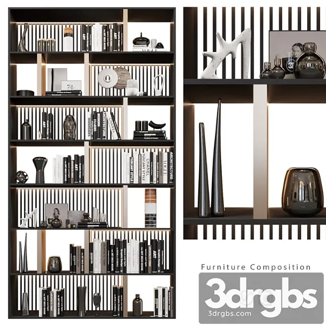 Furniture Composition 392 Shkaf 3D Model Free