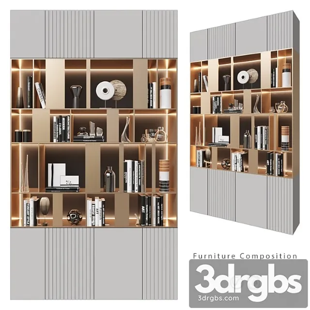 Furniture Composition 398 Shkaf 3D Model Free