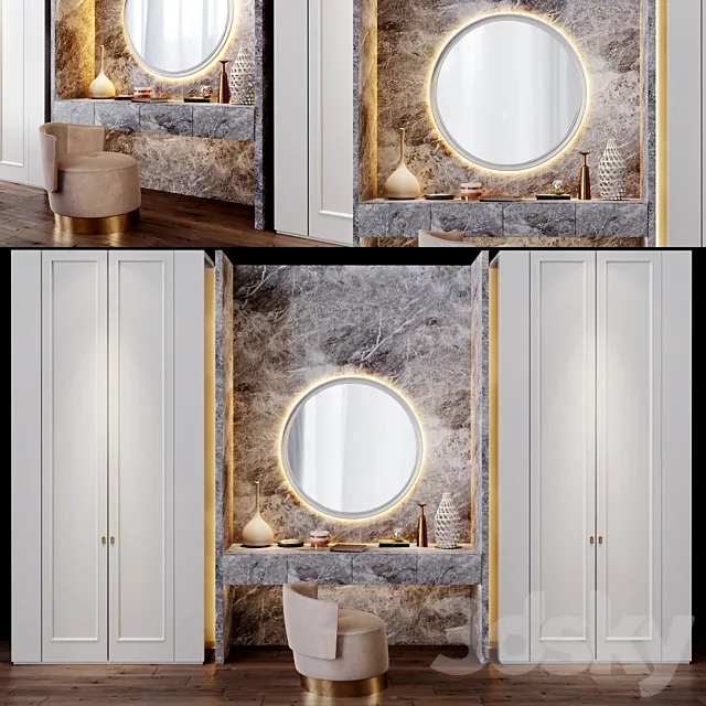 Furniture composition 3D Model