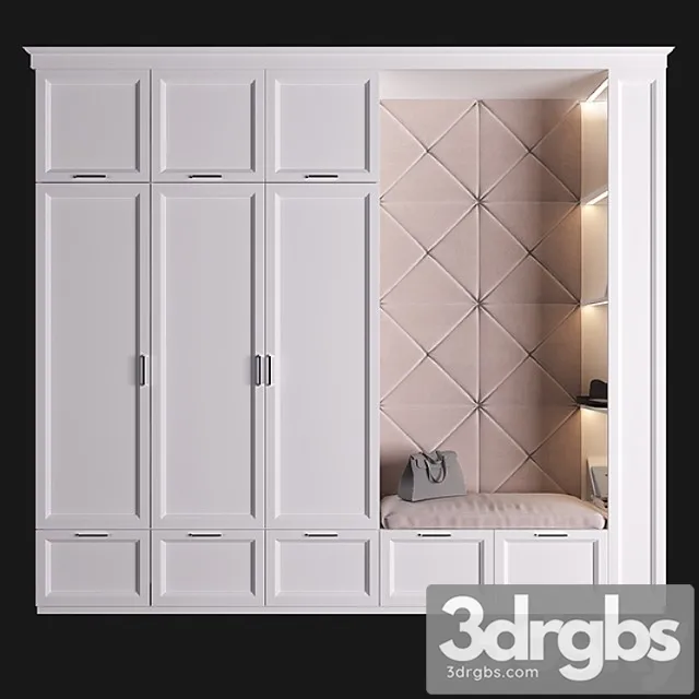 Furniture composition 4 2 3D Model Free