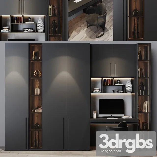 Furniture Composition 4 3D Model Free