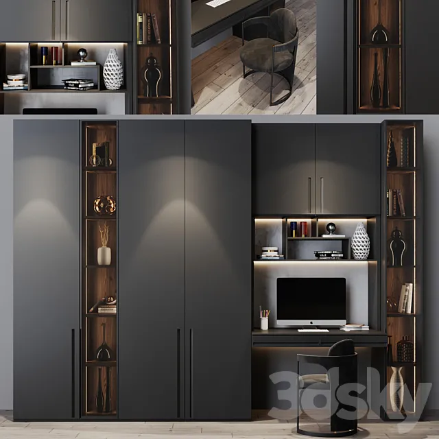 Furniture composition 4 3DModel