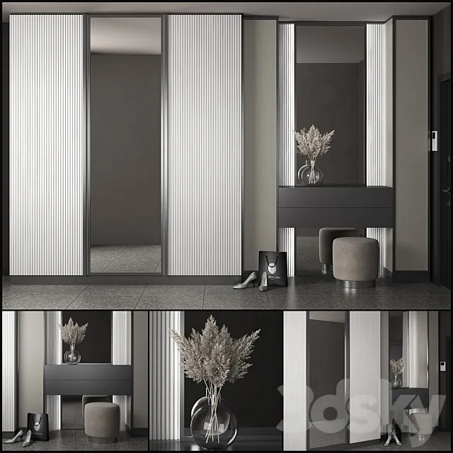 Furniture composition 40 3D Model