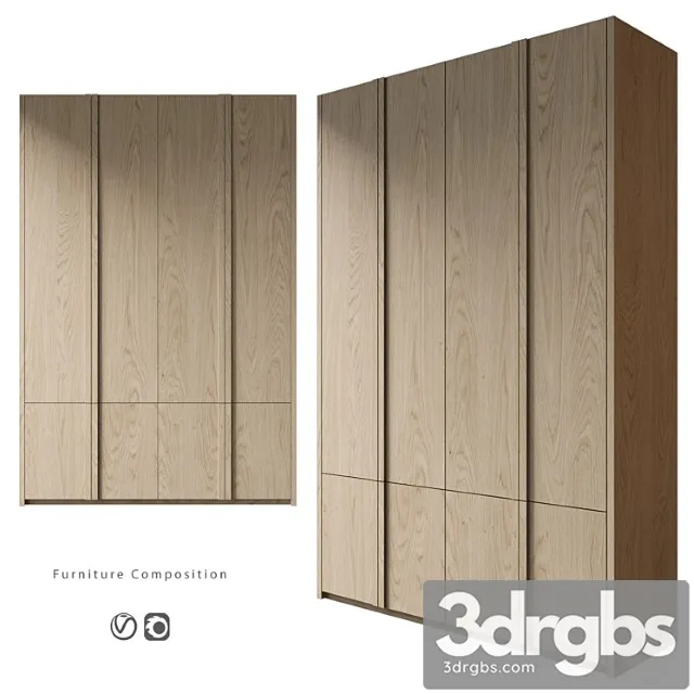 Furniture Composition 402 Shkaf 3D Model Free