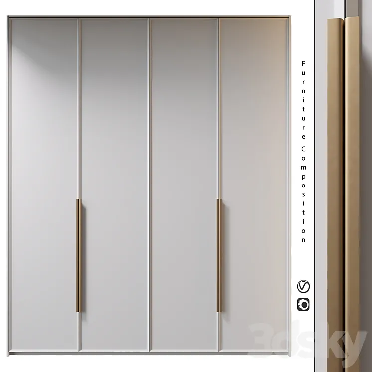 Furniture composition | 410 3D Model Free