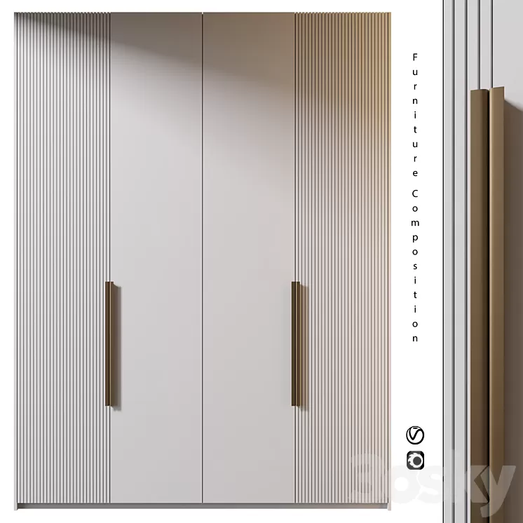 Furniture composition | 420 3D Model Free