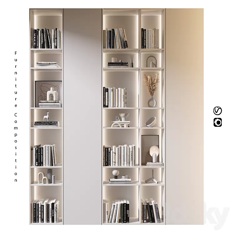 Furniture composition | 439 3D Model Free