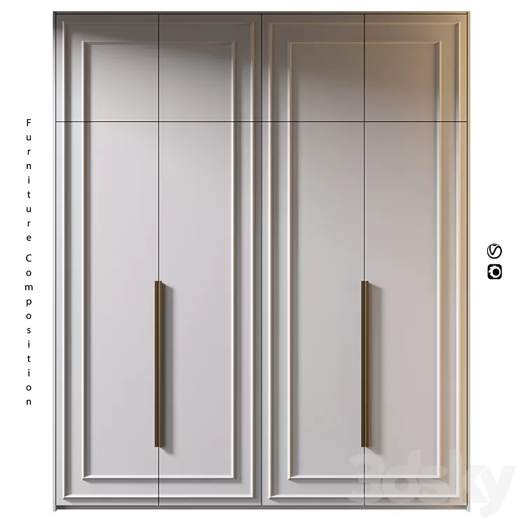 Furniture composition | 452 3D Model Free