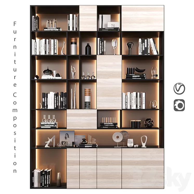 Furniture Composition | 46 3D Model