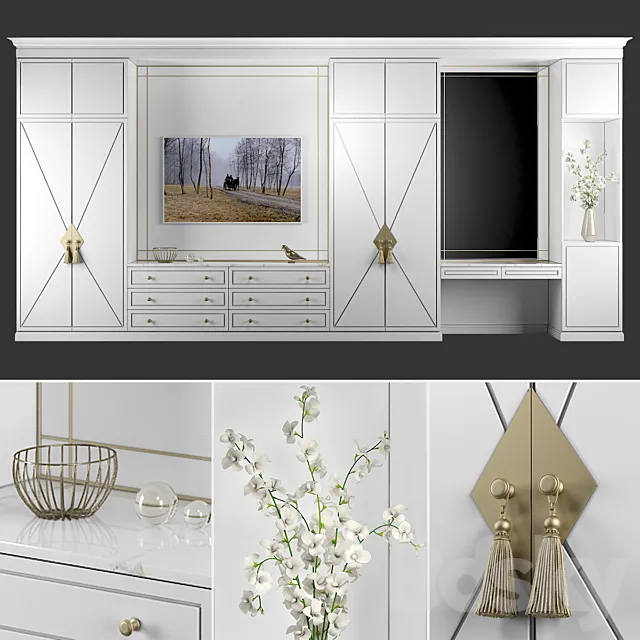 Furniture composition 46 3DModel