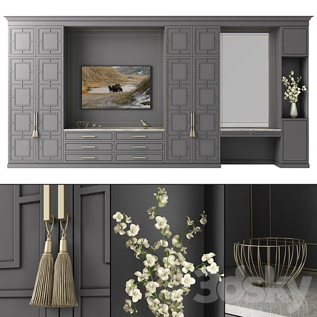 Furniture composition 47 3DModel