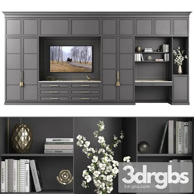 Furniture Composition 48 3D Model Free