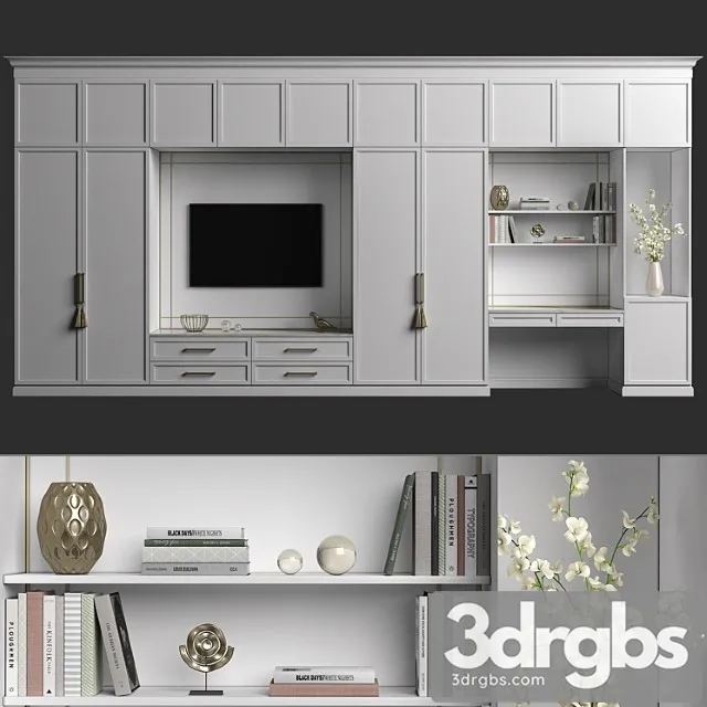 Furniture composition 49 3D Model Free