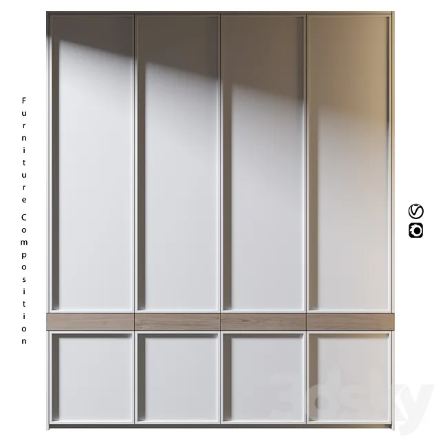 Furniture composition | 493 3D Model