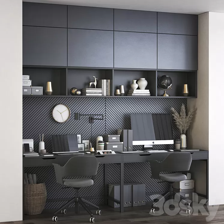 Furniture composition 5 3D Model