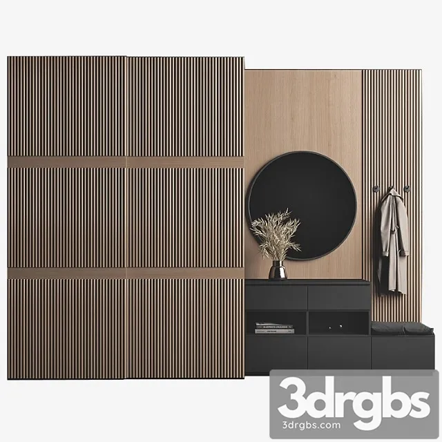 Furniture composition 52 2 3D Model Free