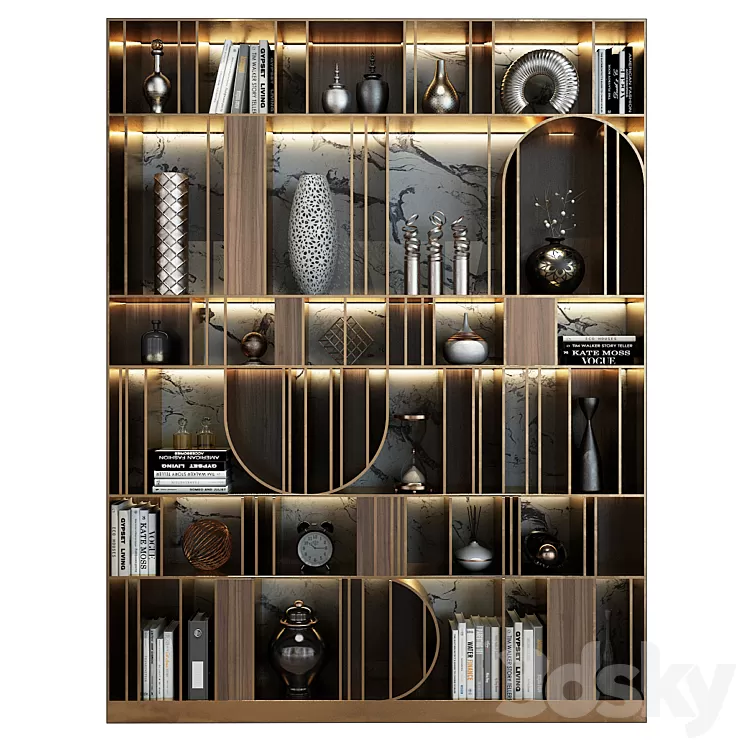 Furniture composition 533 3D Model Free