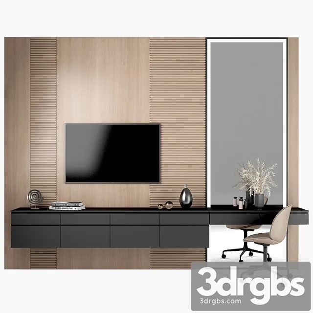 Furniture composition 54 3D Model Free