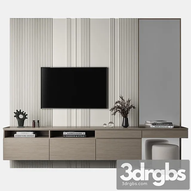 Furniture composition 56 3D Model Free